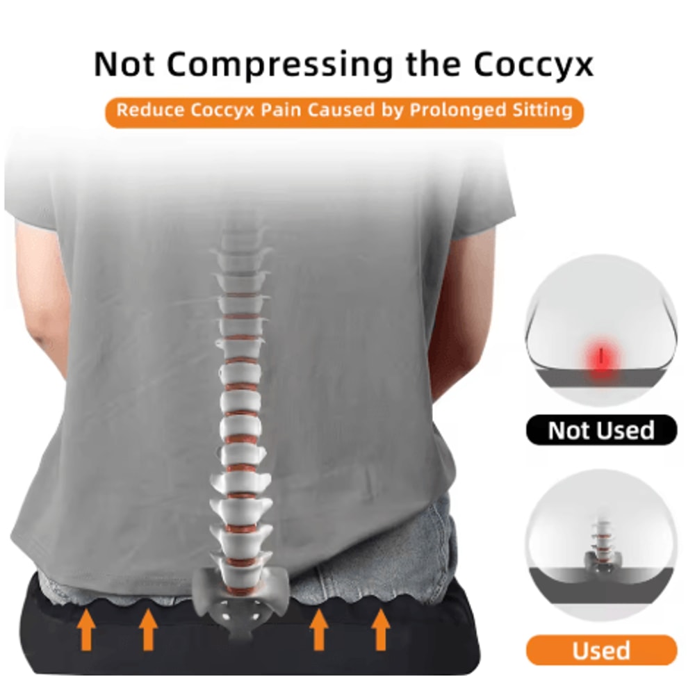 Summer Cool Seat Cushion Breathable Cooling Butt Pad For Car Office And Home Seating 5