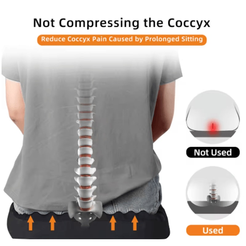 Summer Cool Seat Cushion Breathable Cooling Butt Pad For Car Office And Home Seating 5