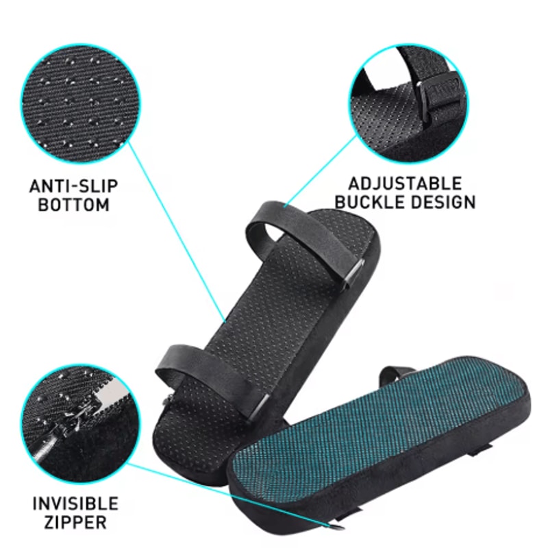 Ergonomic Armrest Pads Office Chair Arm Rest Cover Pillow For Elbow Support Set Of 2 5