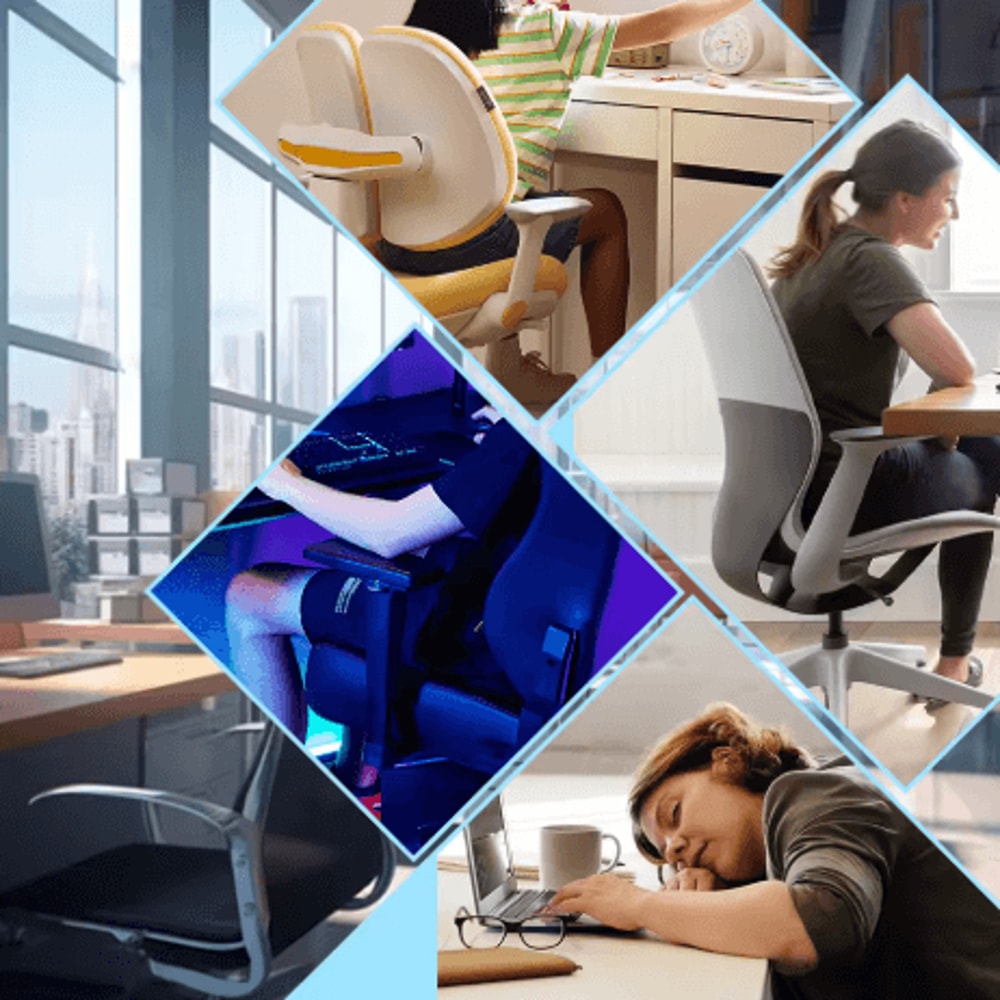 Ergonomic Chair Armrest Pads 2 Piece Set Pressure Relief Elbow And Forearm Support For Office Chair 6