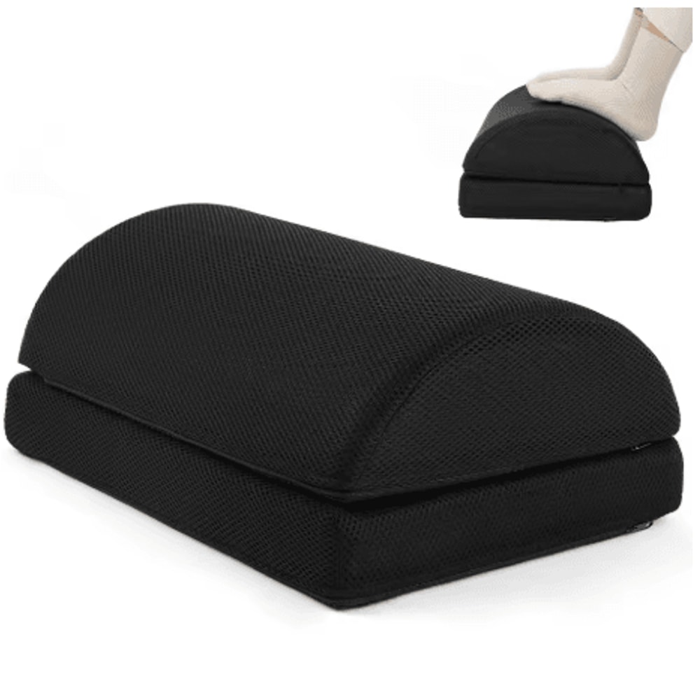 Ergonomic Under Desk Foot Rest Adjustable Height Foot Stool For Office And Gaming Chairs 0