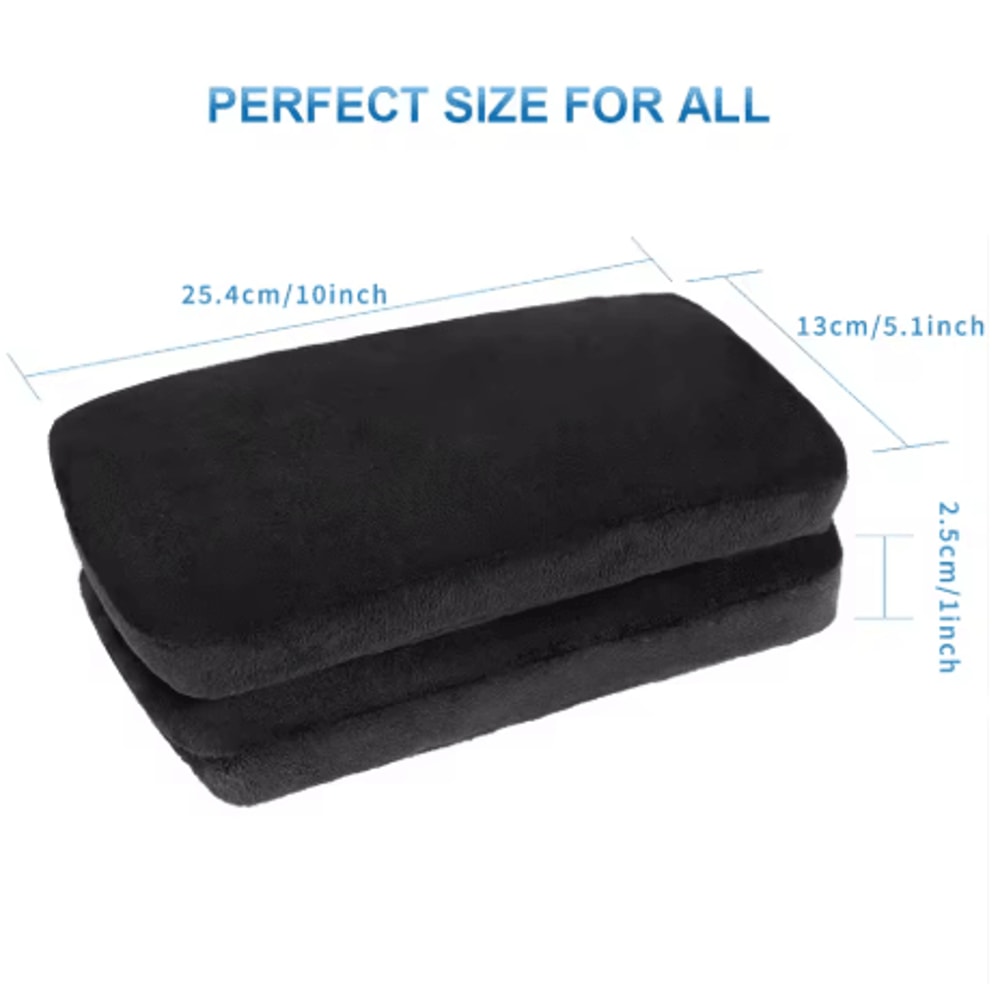 Ergonomic Memory Foam Chair Armrests Comfortable Elbow And Forearm Support Pads For Office And Gami 8