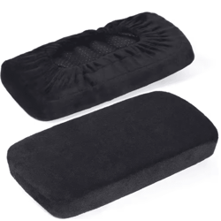 ergonomic memory foam chair armrests comfortable elbow and forearm support pads for office and gaming chairs 1 pair