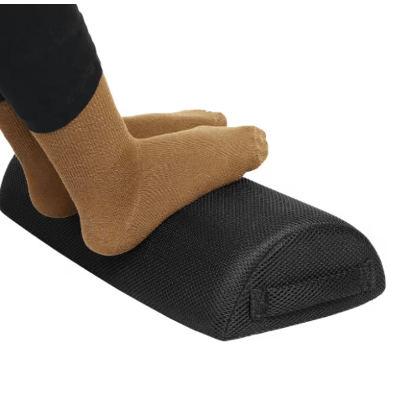 Ergonomic Semi Cylindrical Pillow Office Footrest And Leg Support Massage Cushion 0