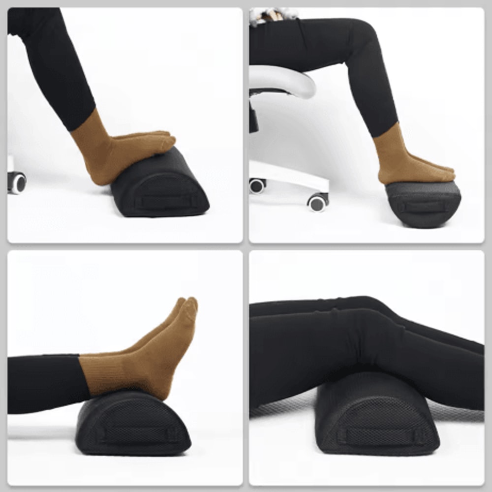 Ergonomic Semi Cylindrical Pillow Office Footrest And Leg Support Massage Cushion 5