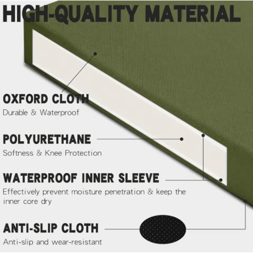 Extra Thick Garden Knee Pad Waterproof Non Slip Kneeling Cushion For Gardening And Repairs 5