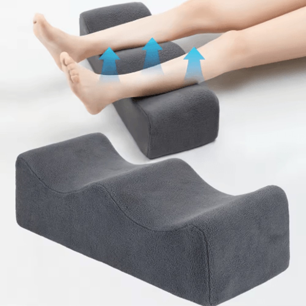 Ergonomic Leg Pillow With Straps Waist Pain Relief Leg Raiser Cushion For Bed And Sofa 0