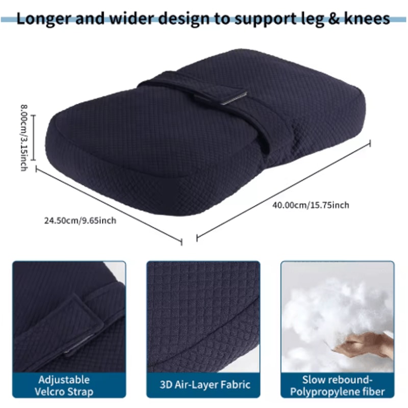 Ergonomic Knee Pillow For Side Sleepers Joint And Sciatic Relief Support Cushion 8