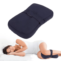 ergonomic knee pillow for side sleepers joint and sciatic relief support cushion