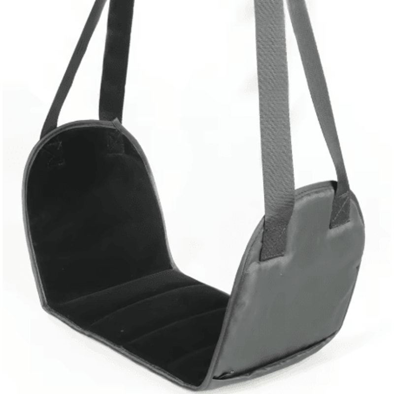 Airplane Foot Hammock With Memory Foam Adjustable Travel Foot Rest With Removable Pad 1