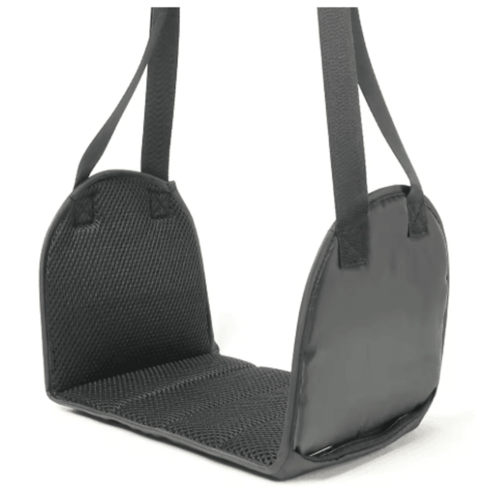 Airplane Foot Hammock With Memory Foam Adjustable Travel Foot Rest With Removable Pad 2