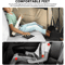 Airplane Foot Hammock With Memory Foam Adjustable Travel Foot Rest With Removable Pad 4