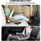 Airplane Foot Hammock With Memory Foam Adjustable Travel Foot Rest With Removable Pad 4