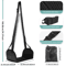 Airplane Foot Hammock With Memory Foam Adjustable Travel Foot Rest With Removable Pad 5