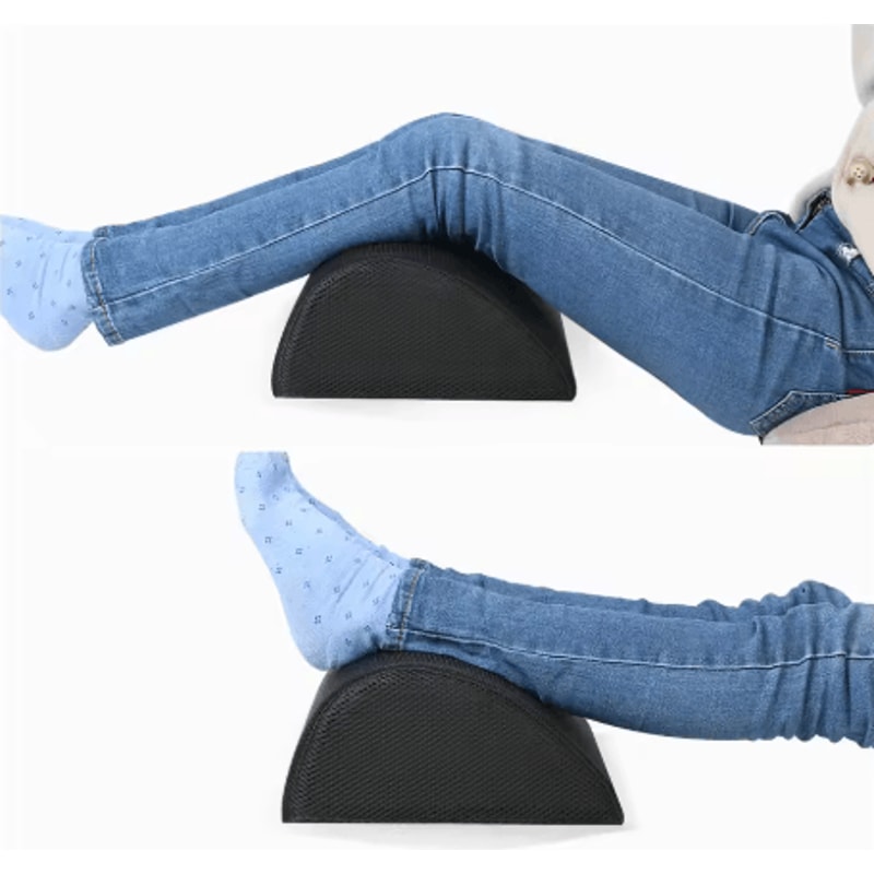 Memory Foam Office Footstool Ergonomic Leg Lift Pillow For Work Desk And Home Office 4