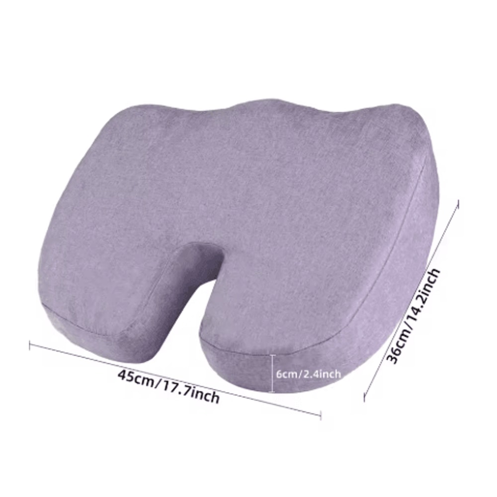 U Shaped Breathable Seat Cushion Wave Sponge Massage Cushion For Coccyx And Buttock Pressure Relief 2