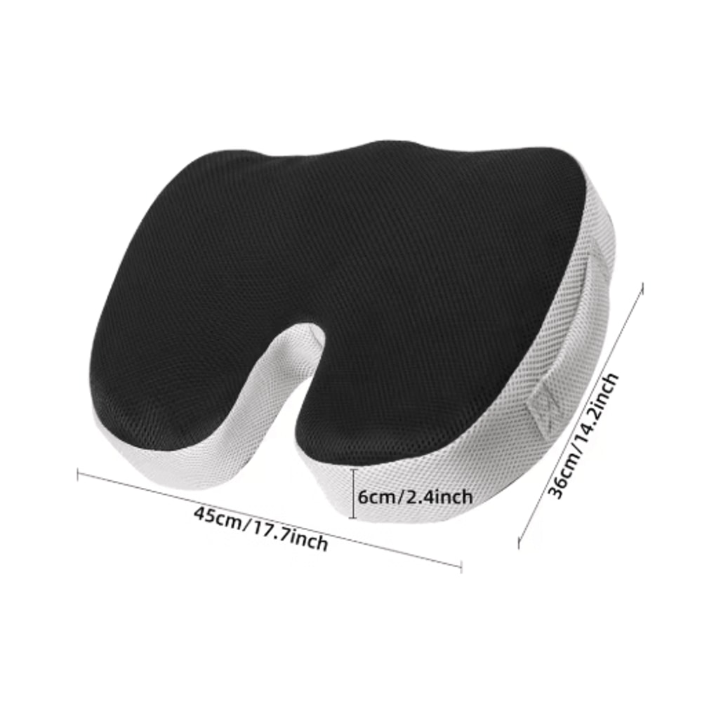 U Shaped Breathable Seat Cushion Wave Sponge Massage Cushion For Coccyx And Buttock Pressure Relief 3