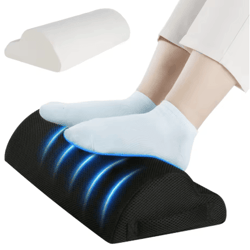 memory foam office foot stool under desk footrest and leg elevation pillow for gaming and home office