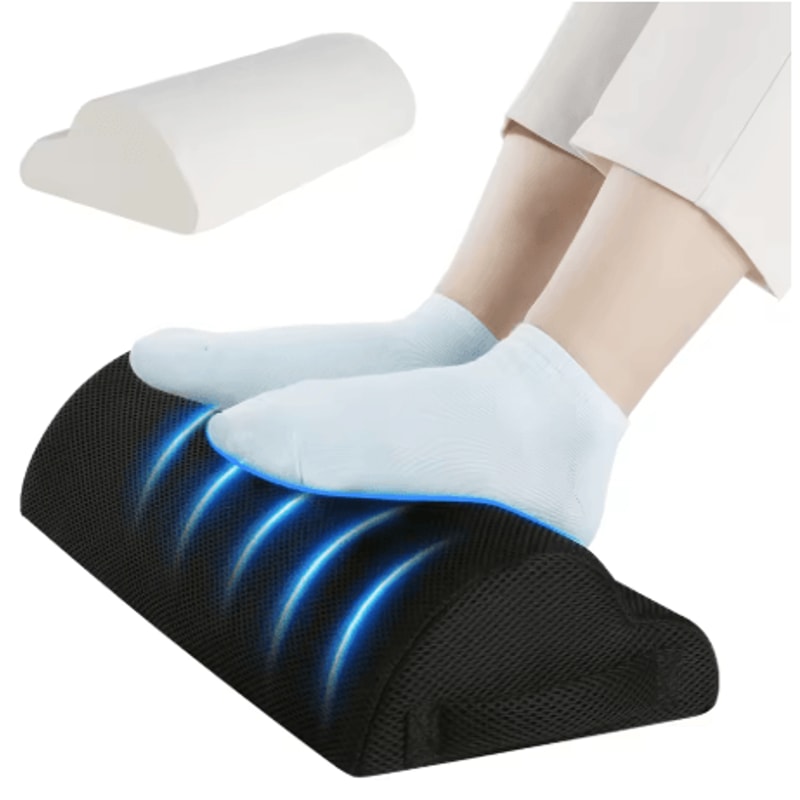 Memory Foam Office Foot Stool Under Desk Footrest And Leg Elevation Pillow For Gaming And Home Offi 0
