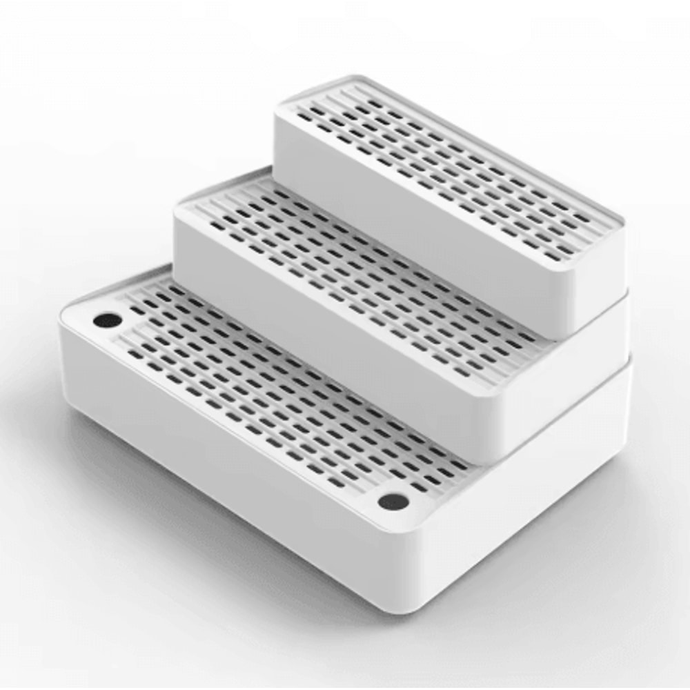 3 Step Cat Litter Box Ramp Non Slip Feet Filter Footboard For Automatic Cat Toilets 11