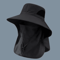 Summer UV Protection Sun Hat Outdoor Fishing And Hiking Bucket Hat With Neck Flap Unisex 1