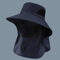 Summer UV Protection Sun Hat Outdoor Fishing And Hiking Bucket Hat With Neck Flap Unisex 2