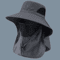 Summer UV Protection Sun Hat Outdoor Fishing And Hiking Bucket Hat With Neck Flap Unisex 6