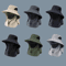 Summer UV Protection Sun Hat Outdoor Fishing And Hiking Bucket Hat With Neck Flap Unisex 10
