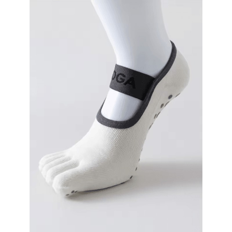 Womens Five Finger Yoga Socks Anti Slip Cotton Fitness Socks For Pilates And Training 4