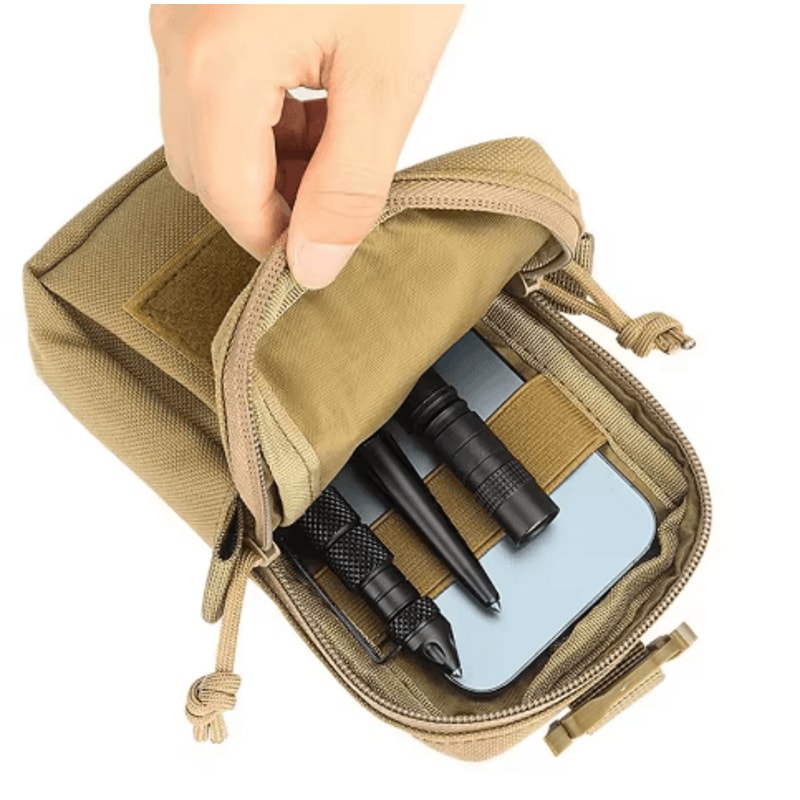 MOLLE Tactical Waist Bag Outdoor EDC Utility Pouch Phone Pack For Running Hiking And Hunting 7