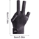 Open Finger Billiard Glove Breathable Polyester Snooker And Pool Glove With Adjustable Strap 4