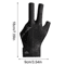 Open Finger Billiard Glove Breathable Polyester Snooker And Pool Glove With Adjustable Strap 6