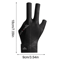 Open Finger Billiard Glove Breathable Polyester Snooker And Pool Glove With Adjustable Strap 6