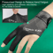 Open Finger Billiard Glove Breathable Polyester Snooker And Pool Glove With Adjustable Strap 10
