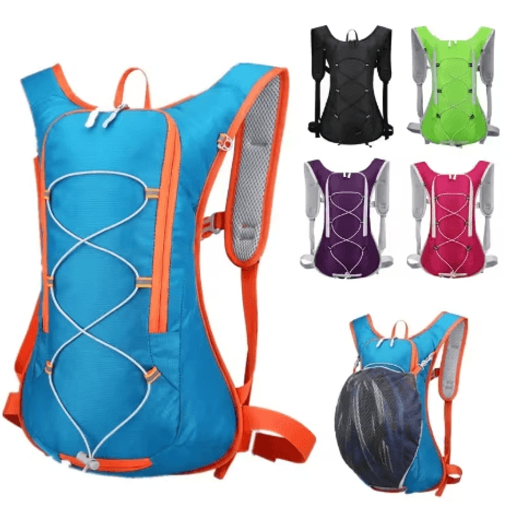 12L Outdoor Hydration Backpack Ultralight Waterproof Cycling And Hiking Pack With Helmet Storage 0