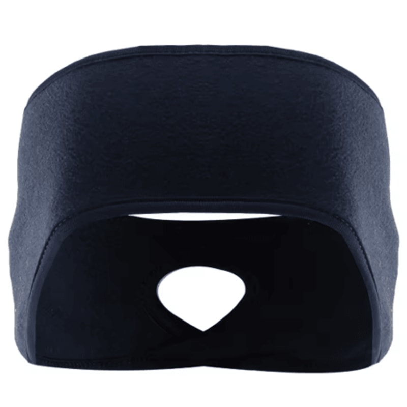 Winter Ponytail Headband Ear Warmer Windproof Running Head Wrap For Women 3