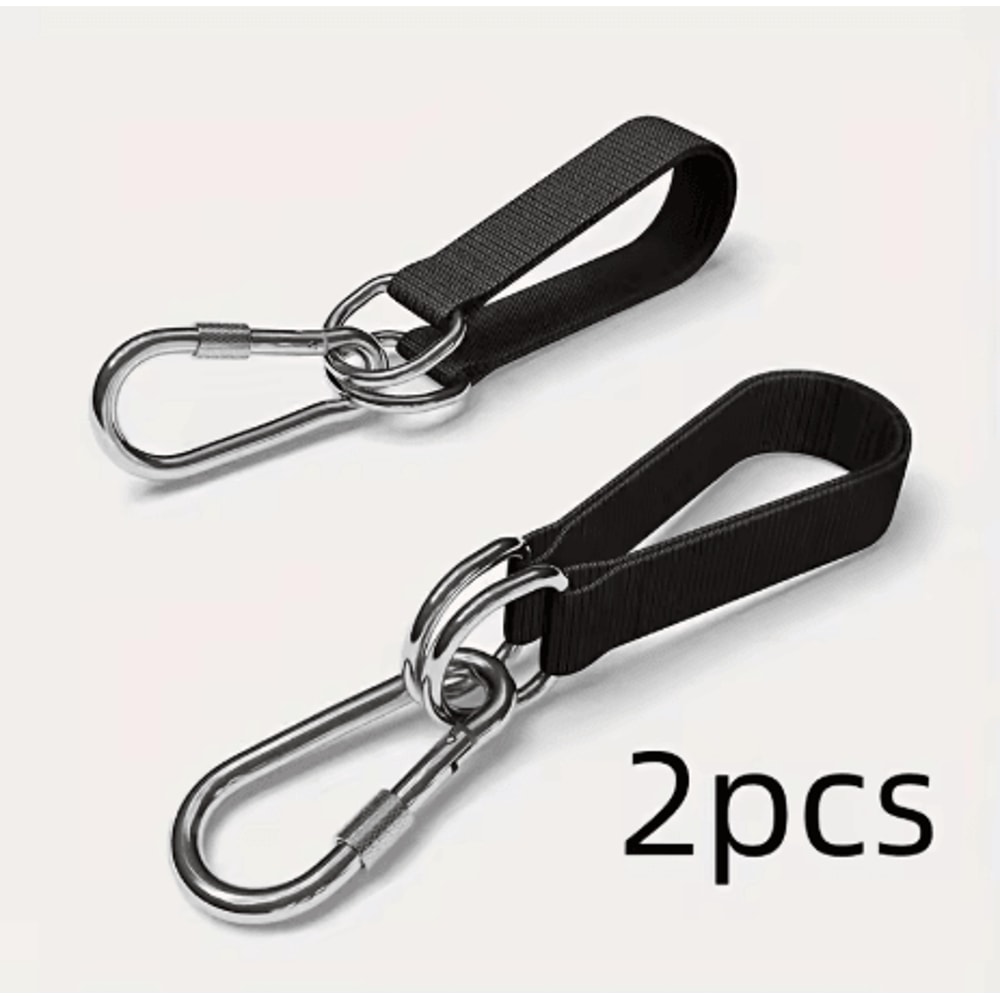 Durable Hammock Hanging Belt Set 1 To 2PCS Heavy Duty Straps With Steel Alloy Hooks For Camping And 3