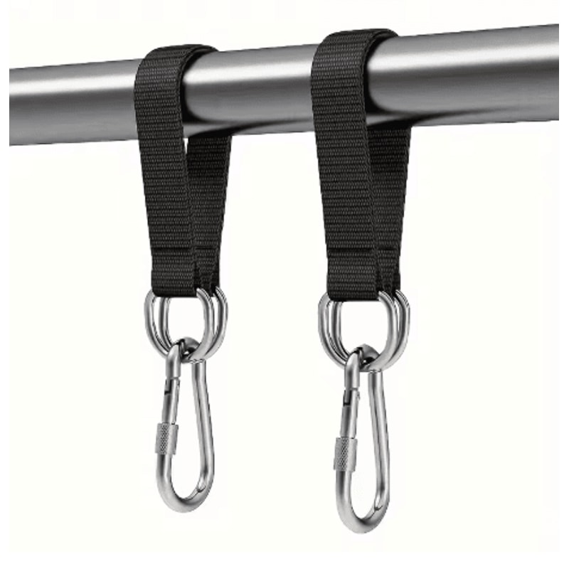 Durable Hammock Hanging Belt Set 1 To 2PCS Heavy Duty Straps With Steel Alloy Hooks For Camping And 0