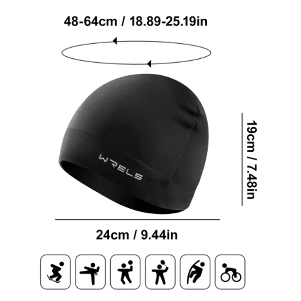 WRELS Winter Cycling Cap Windproof Thermal Helmet Liner For MTB Running And Motorcycle Unisex 8