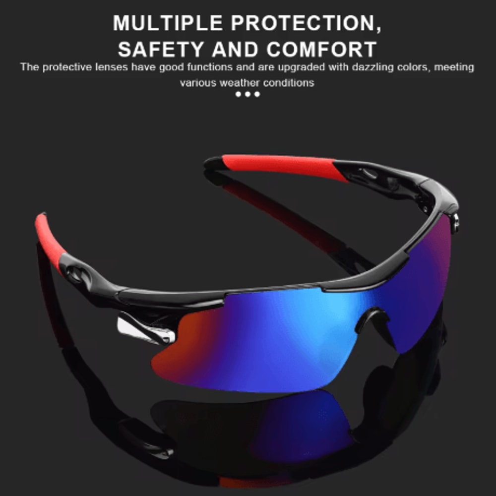 Sports Cycling Sunglasses For Men MTB Road Bike Riding Protection Goggles 0