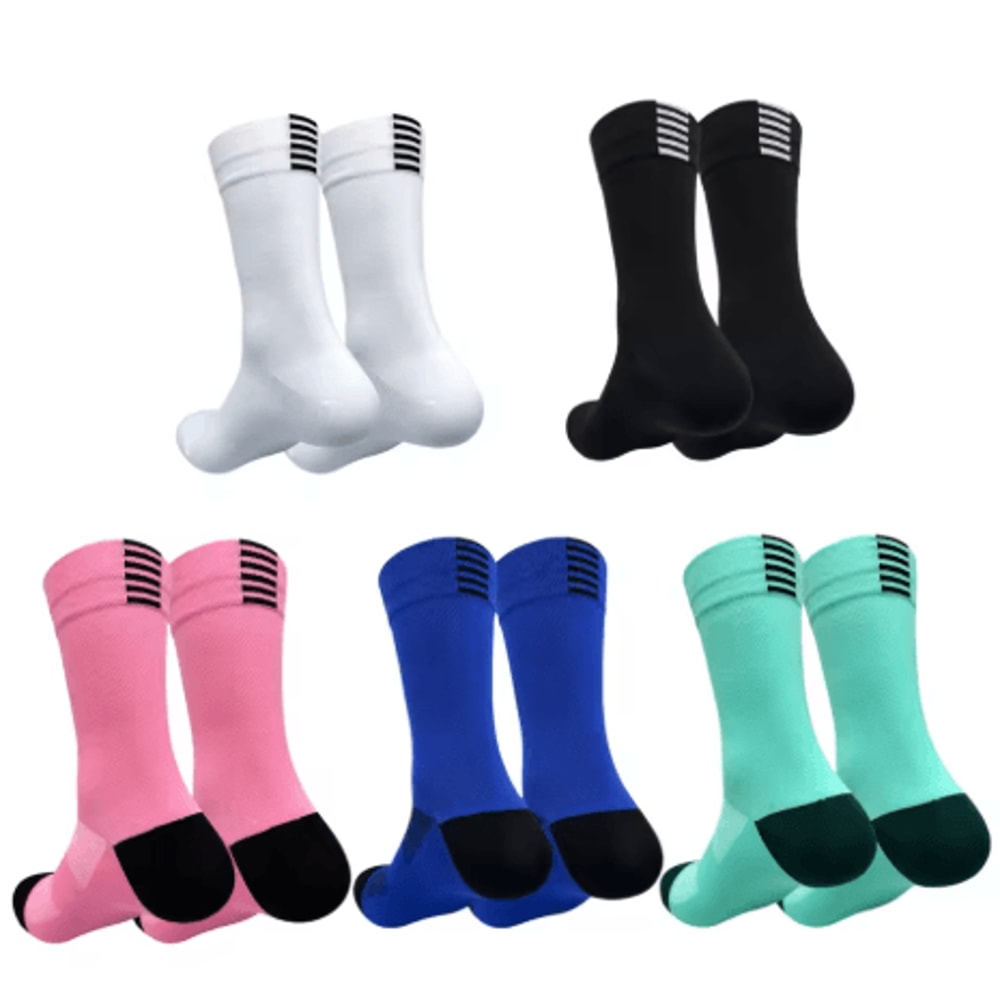 Jing Professional Cycling Socks Quick Drying Tube Sports Socks For Men And Women 0