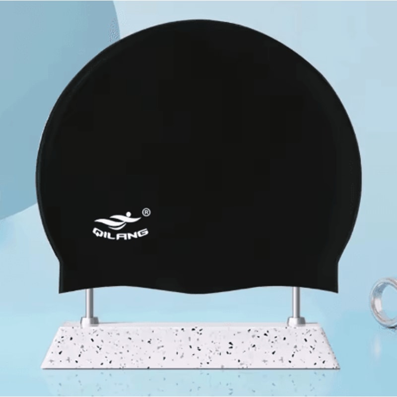 Waterproof Silicone Swimming Cap With Ear Protection No Leak Design For Children And Adults 2