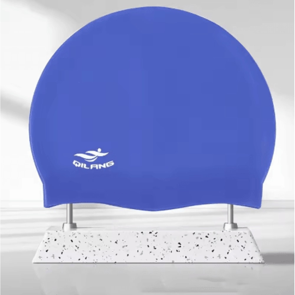 Waterproof Silicone Swimming Cap With Ear Protection No Leak Design For Children And Adults 3