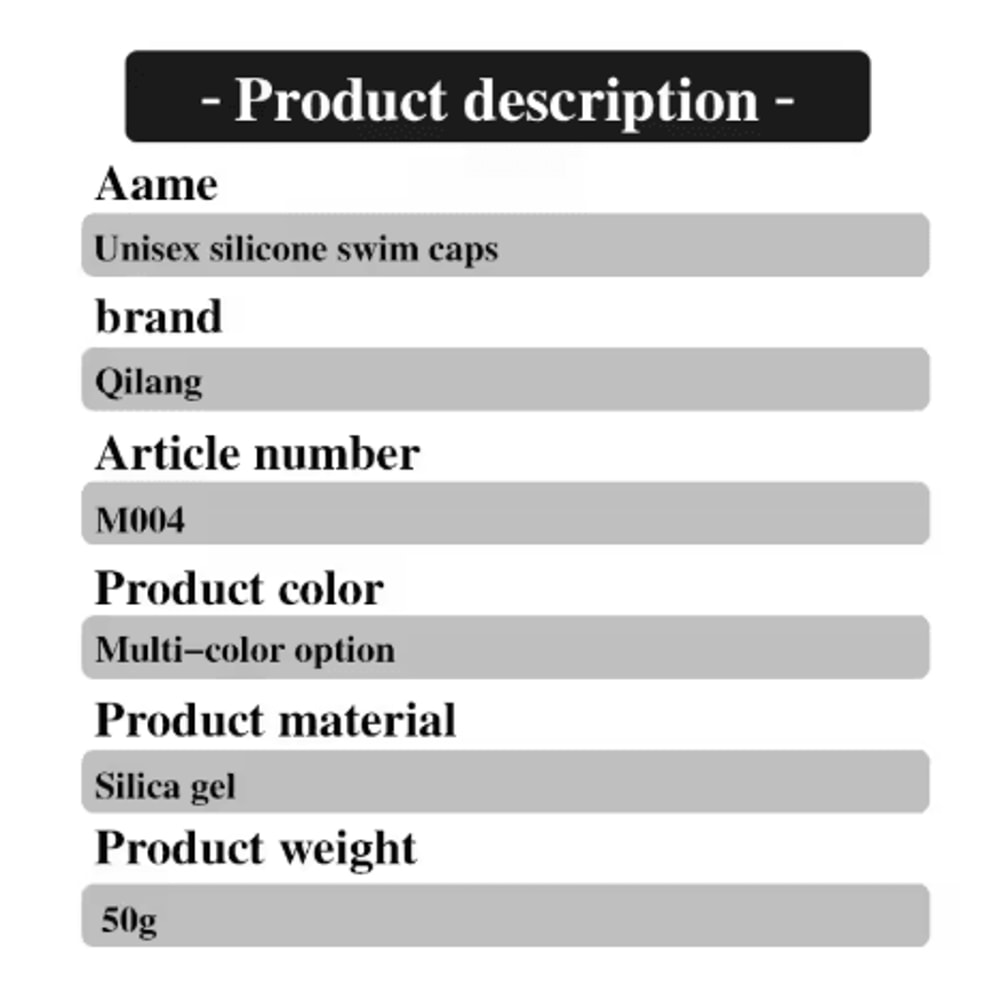 Waterproof Silicone Swimming Cap With Ear Protection No Leak Design For Children And Adults 6