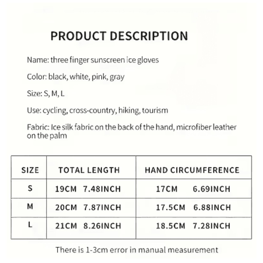 Ice Silk Full Finger Gloves Breathable Anti Slip Sunscreen Gloves For Cycling Fishing And Driving 4