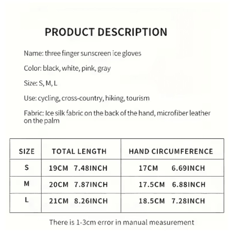 Ice Silk Full Finger Gloves Breathable Anti Slip Sunscreen Gloves For Cycling Fishing And Driving 4