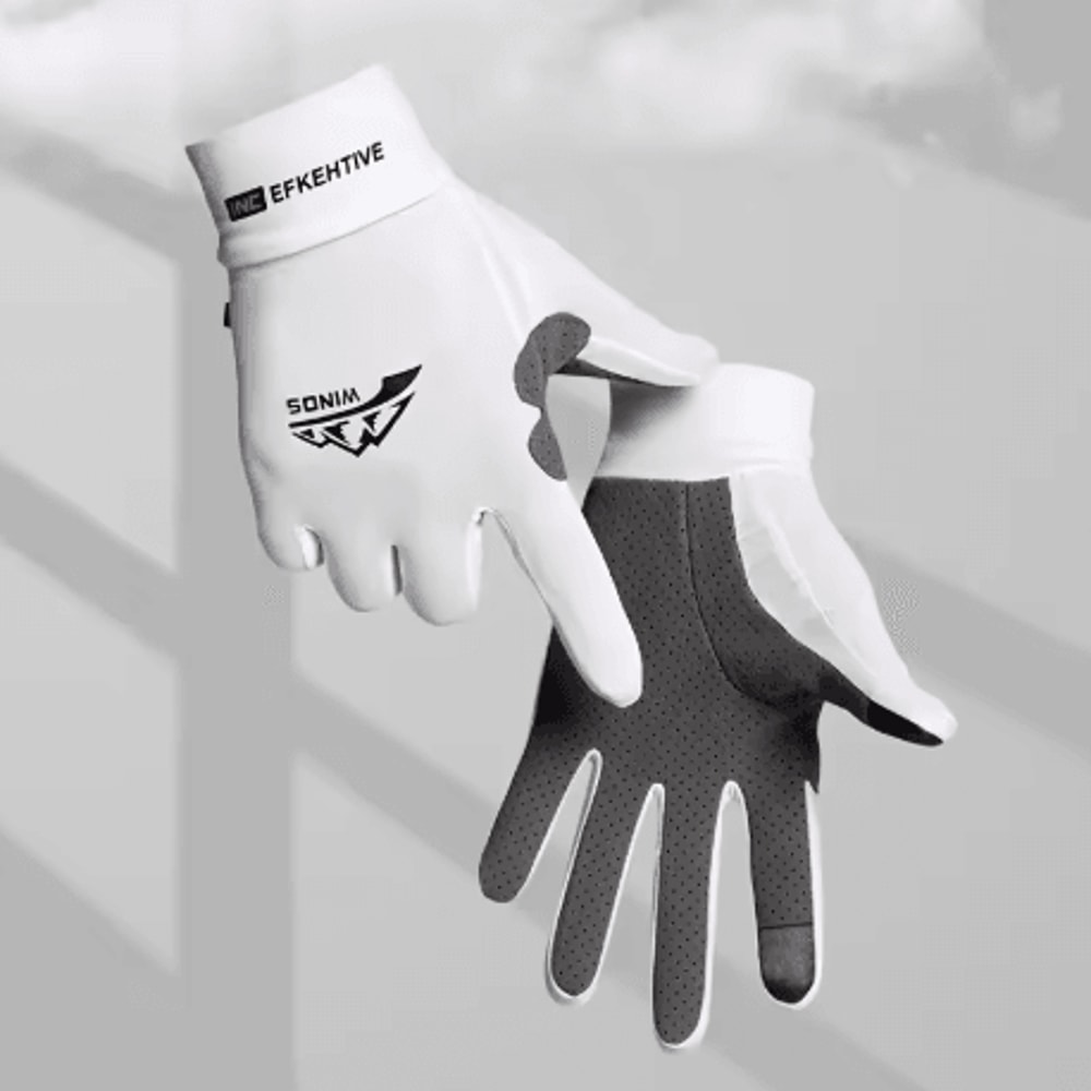Ice Silk Full Finger Gloves Breathable Anti Slip Sunscreen Gloves For Cycling Fishing And Driving 0