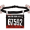 Running Race Number Belt Adjustable Bib Holder Waist Pack With 6 Gel Loops For Triathlon And Marath 1