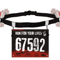 Running Race Number Belt Adjustable Bib Holder Waist Pack With 6 Gel Loops For Triathlon And Marath 0