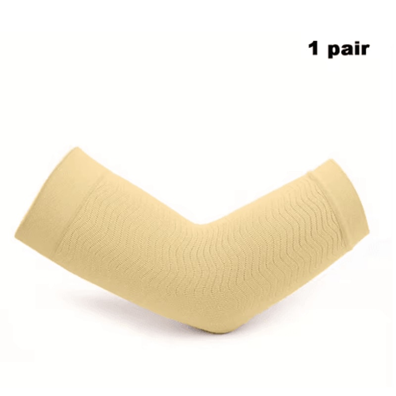 Knitted Compression Arm Sleeve Elastic Shaping And Beauty Support Sleeve 2